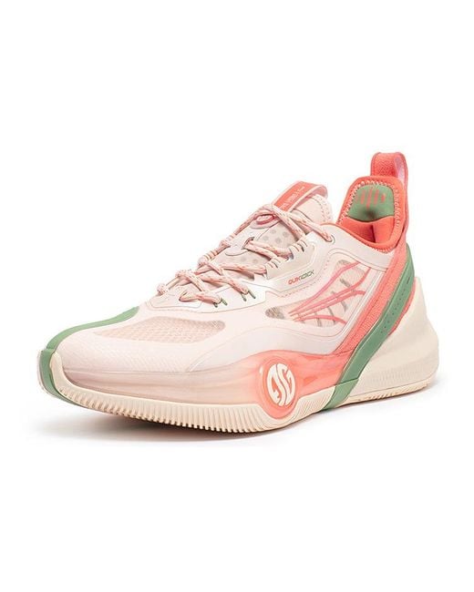 361 Degrees Pink Ag3 Pro Low Aaron Gordon 'Peach Blossom' for men