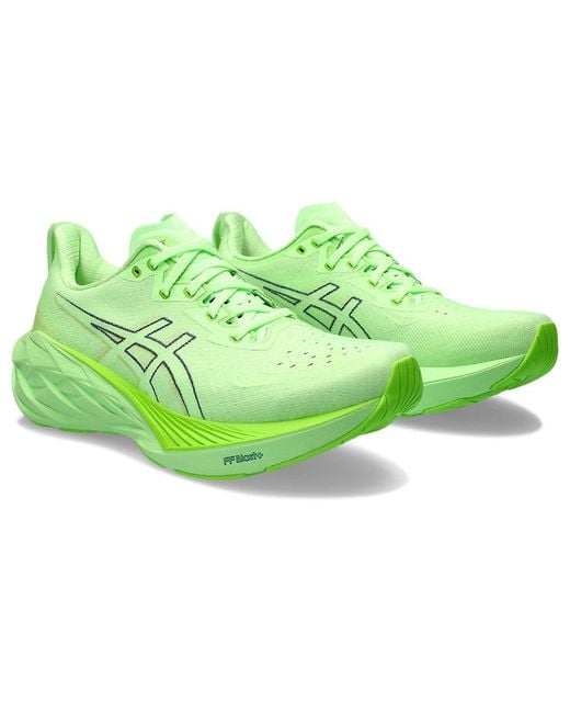 Asics Green Novablast 4 Running Shoes for men