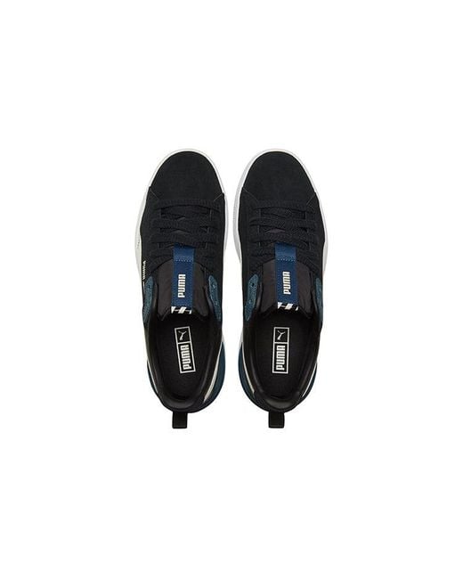 PUMA Black Suede Bloc Sneakers for men
