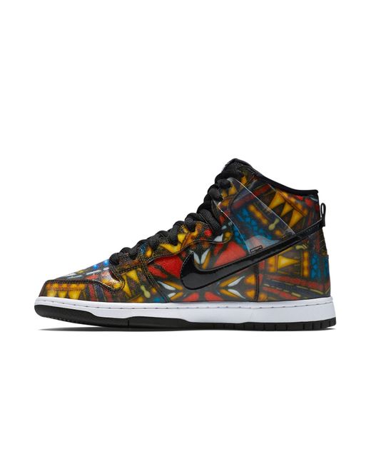 Nike Blue X Concepts Sb Dunk High 'Stained Glass' for men