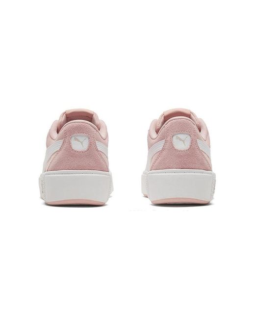 PUMA Pink (Wmns) Smash Platform V2 Suede 'Peachskin'