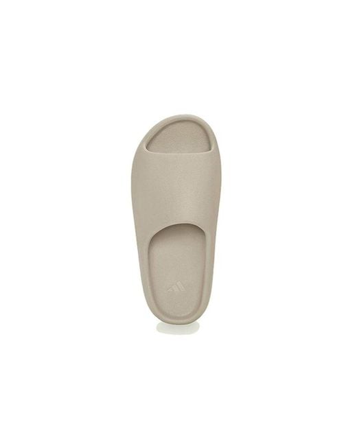 Adidas Brown Yeezy Slide 'Pure' for men