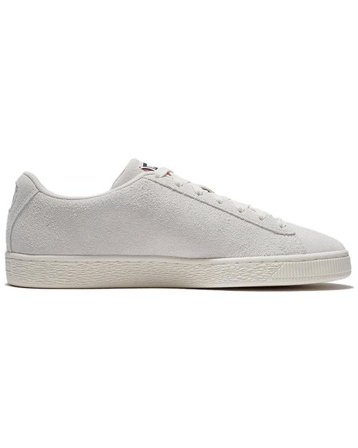 PUMA White Suede 'Spraycan for men