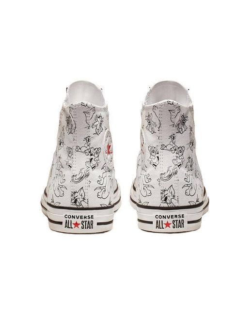 Converse White Tom And Jerry X Chuck Taylor All Star High for men