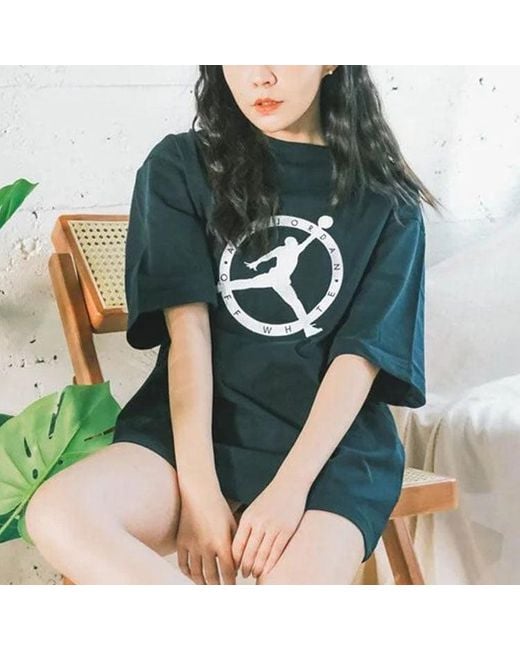Nike Black X Off- Mj T-Shirt Asia Sizing Forest' for men