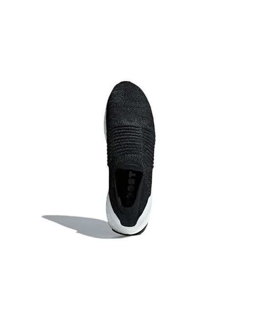 Adidas Black Ultra Boost Laceless 'Core' for men
