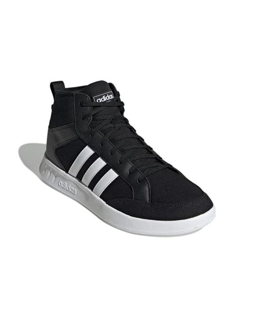 Adidas Black Court80S Mid