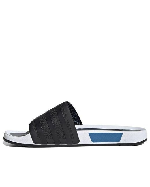 Adidas Blue Adilette Slides Premium 'Nmd_R1' for men