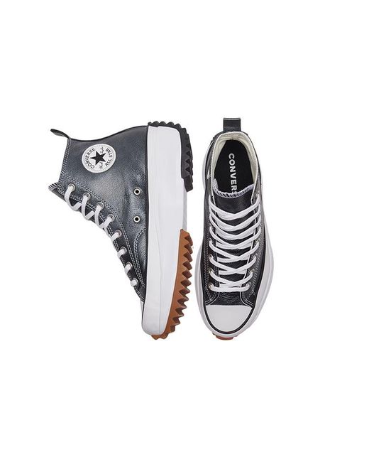 Converse Blue Run Star Hike High 'Metallic Classics for men