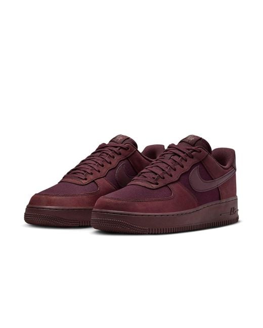 Nike Brown Air Force 1 '07 Low Crush' for men