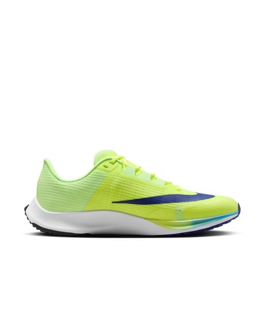Nike Green Air Zoom Rival Fly 3 'Volt Lime Blast' for men