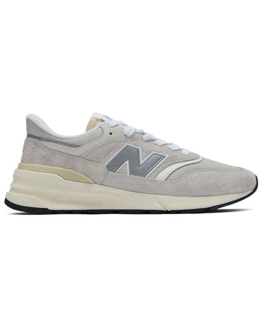 New Balance White 997 'Moonbeam' for men