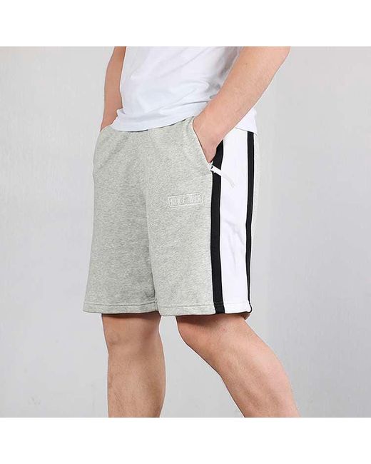 grey nike shorts with zip pockets