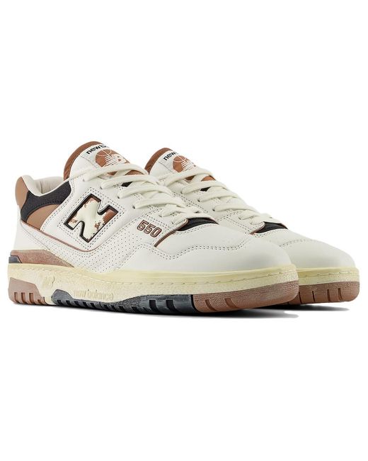 New Balance White 550 'Vintage Pack Pecan' for men