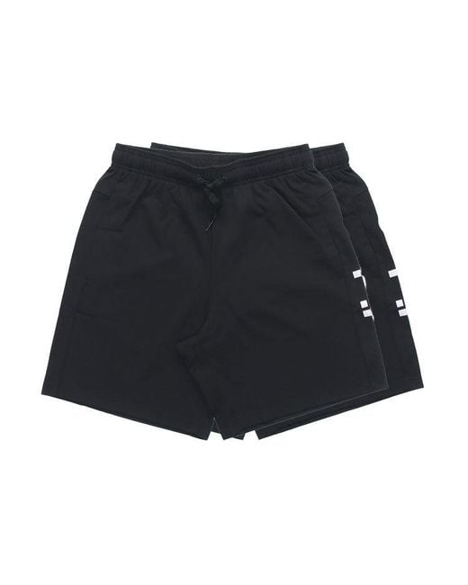 Adidas Black E Lin Shrt Sj Sports Knitted Shorts for men