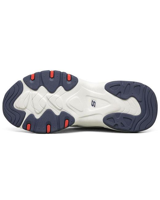 Skechers Blue D Lites Low-Top Running Shoes for men