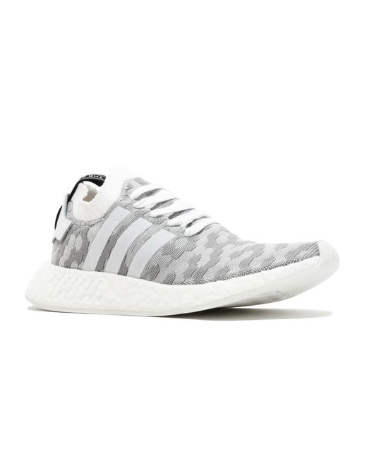 Adidas White (Wmns) Nmd_R2 Primeknit