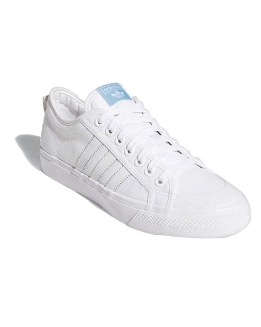 Adidas White Nizza 'Cloud' for men
