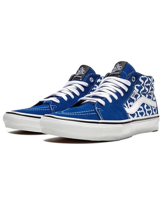 Vans Blue Supreme X Grosso Mid 'Monogram S for men