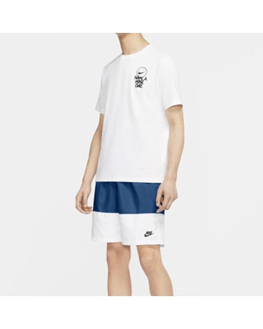 Nike White Sportswear Printing Short Sleeve 'Have A Day' for men