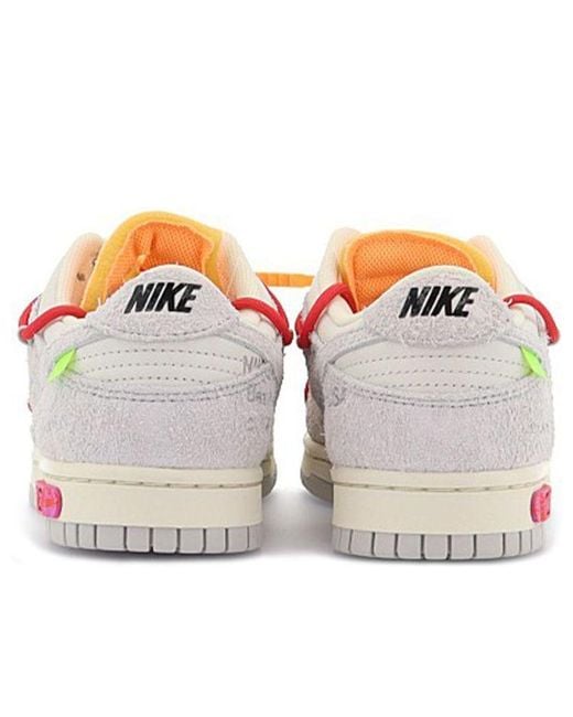 Nike Pink X Off- Dunk Low 'Lot 40 Of 50' for men