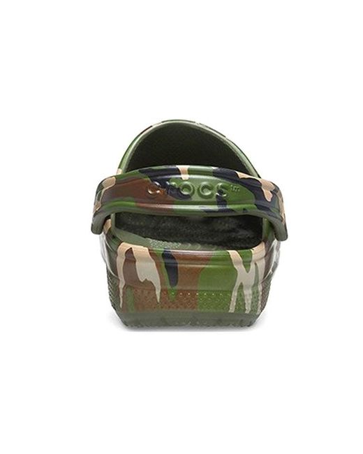 CROCSTM Green Beach Army Camouflage Sandals for men