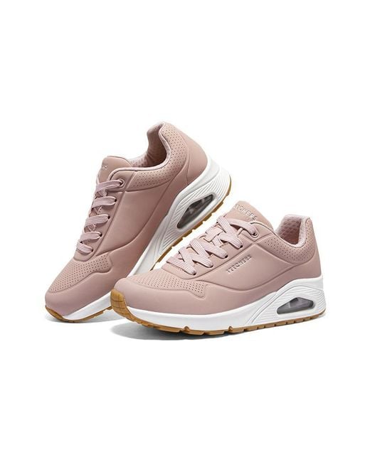 Skechers Pink (Wmns) Uno Stand On Air 'Wonder Mauve'