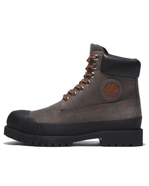 Timberland Black 6 Premium Rubber Toe Waterproof Boot for men