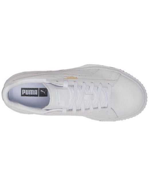 PUMA White Breaker Low Tops Casual Skateboarding Shoes for men