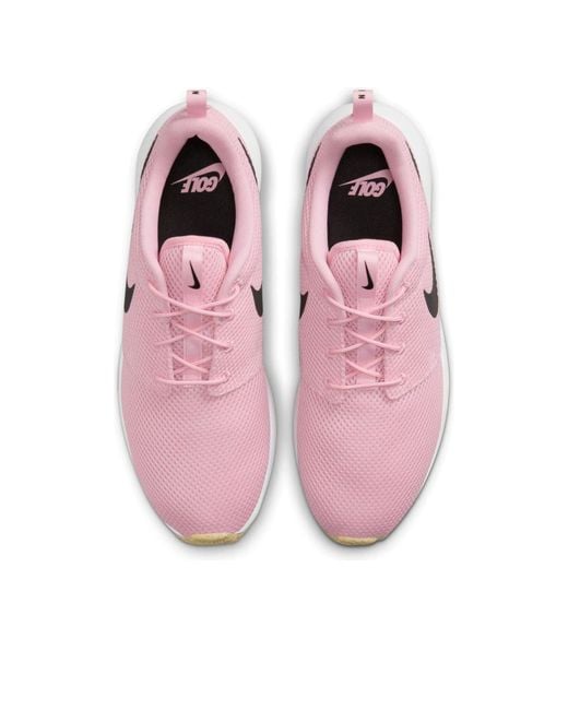 Nike Pink Roshe Golf Next Nature 'Medium Soft Gum' for men
