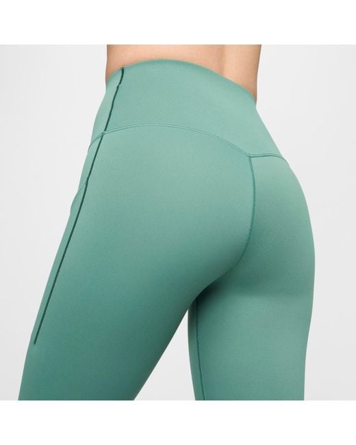 Nike Green (Wmns) Universa Medium-Support High-Waisted 7/8 Leggings
