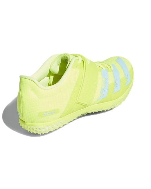 Adidas Yellow Adizero High Jump Spikes for men