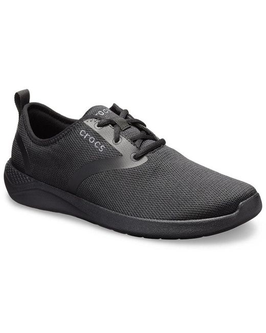 CROCSTM Black Literide Shoes Fabric for men