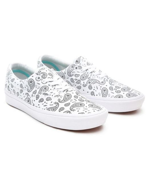 Vans White Comfycush Era 'Paisley for men