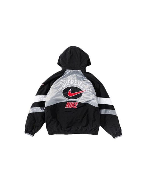 Supreme Ss19 X Nike Hooded Sport Jacket Crossover Waterproof Nylon