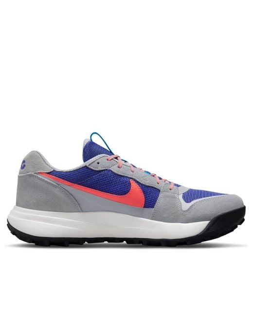 Nike Blue Acg Lowcate 'Wolf Bright Crimson' for men