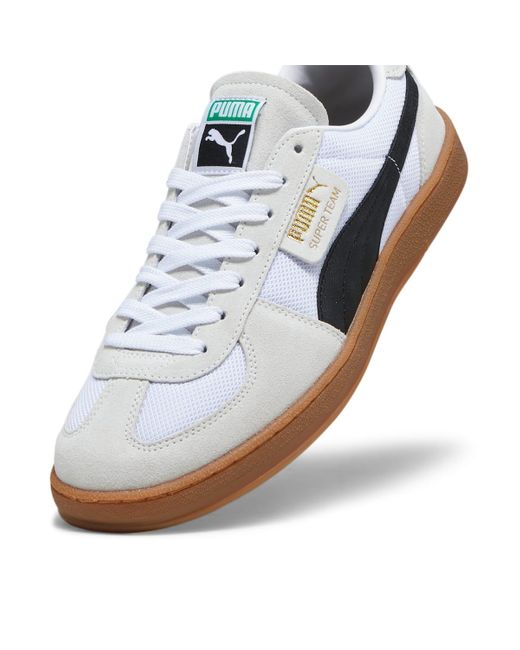 PUMA White Super Team Og Gum' for men