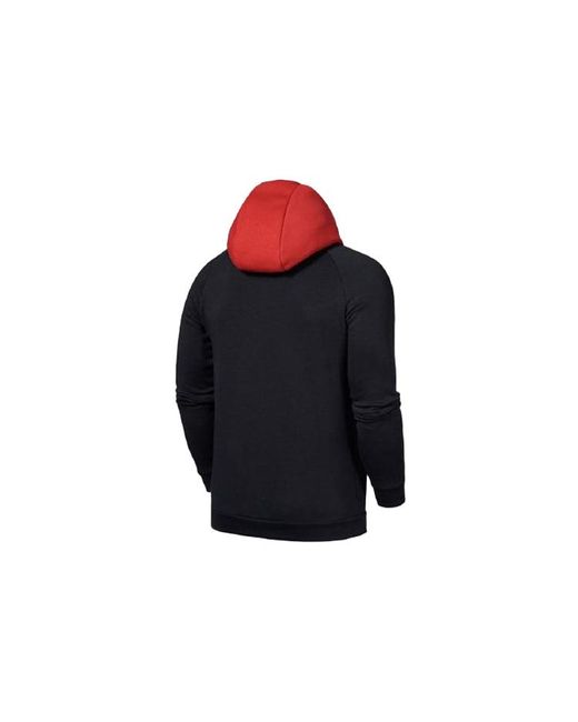 Nike Red Jumpman Classics Contrast Color Stitching Casual Sports for men