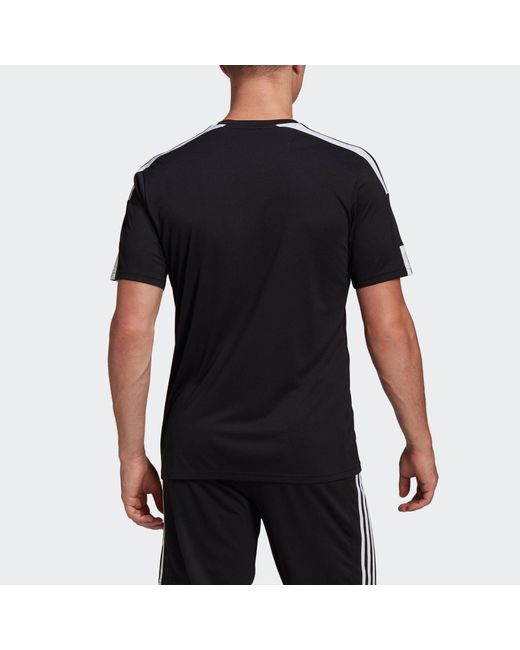 Adidas Black Squad 21 Jsy Ss Soccer/Football Casual Sports Short Sleeve Jersey for men