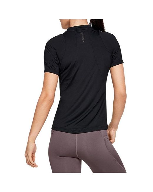 Under Armour Blue (Wmns) Rush Training Sports Short Sleeve