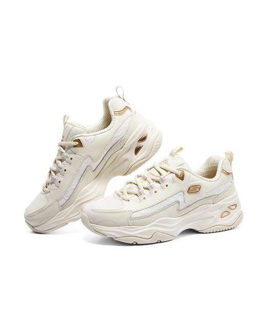 Skechers White (Wmns) D'Lites 4.0