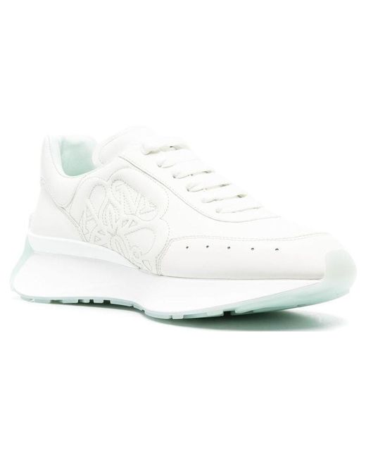 McQueen White Sprint Runner for men