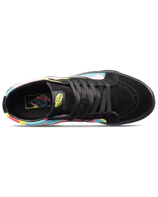 Vans Black Sk8-Mid Reissue 'Neon Camo' for men