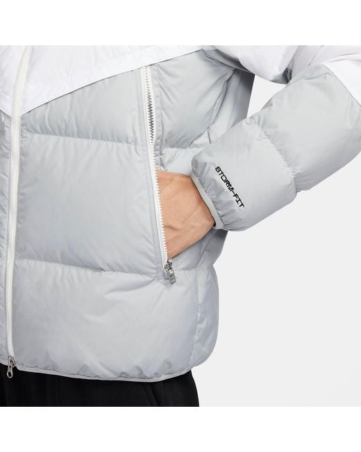 Nike Gray Storm-Fit Windrunner Jacket for men