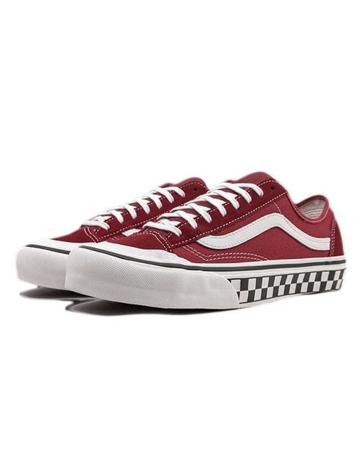 Vans Red Style 36 Decon Sf /Marshmallow' for men