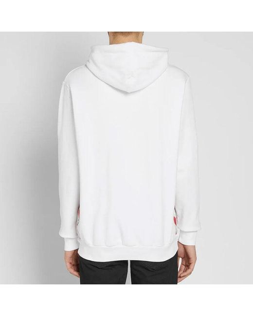 Off-White c/o Virgil Abloh White Ss21 Hooded Logo Printing Long Sleeves Loose Fit for men