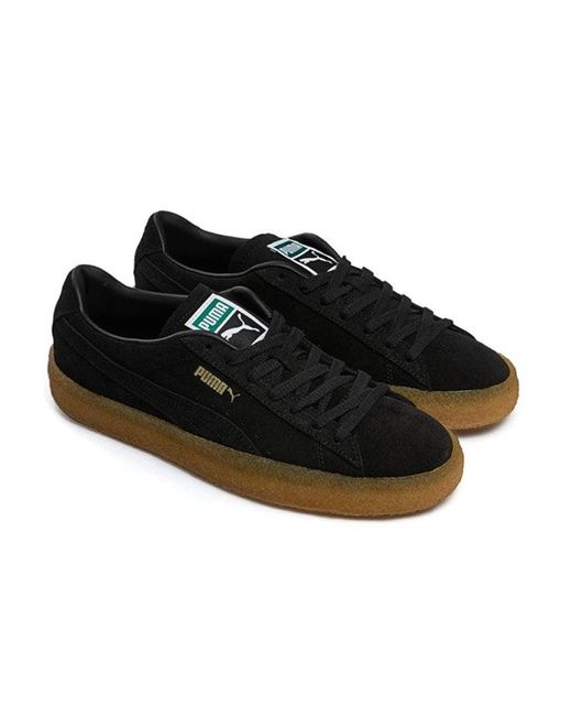 PUMA Black Suede Crepe for men