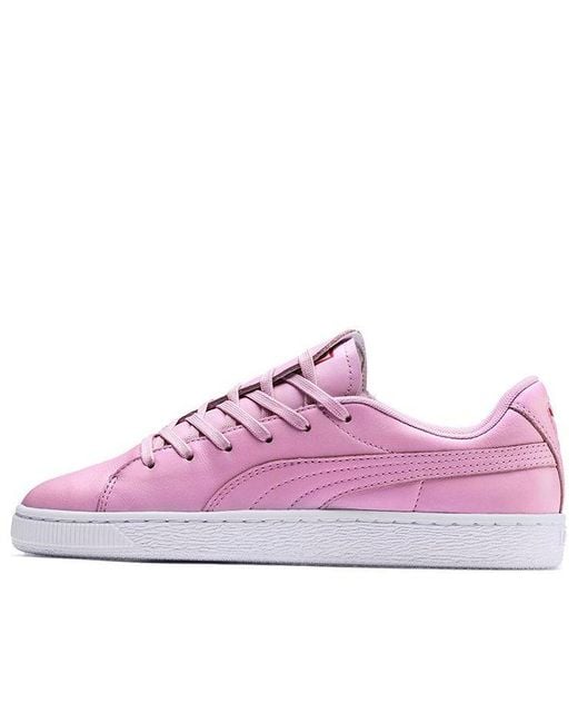 PUMA Wmns Basket Crush Emboss Pale in Purple Lyst UK