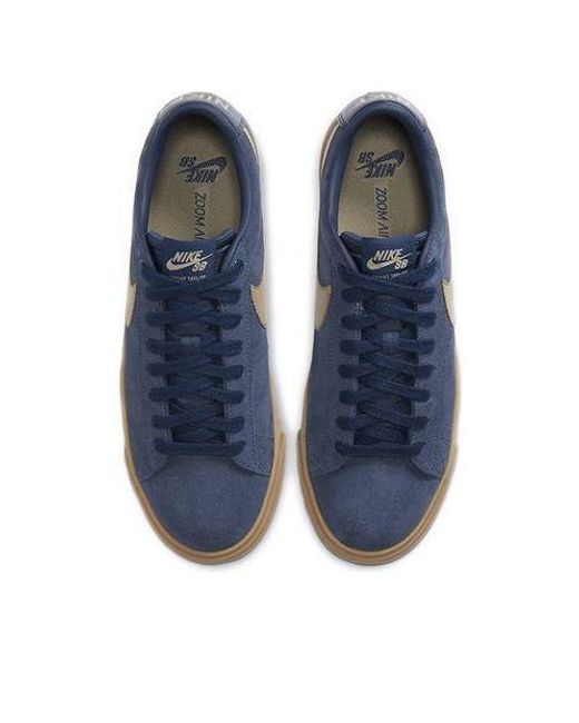 Nike Blue Blazer Low Sb Gum' for men