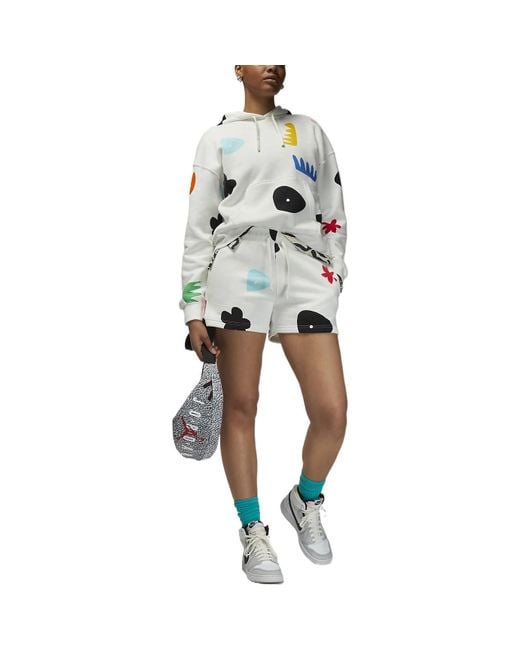 Nike Gray (Wmns) Artist Series By Mia Lee Fleece Hoodie